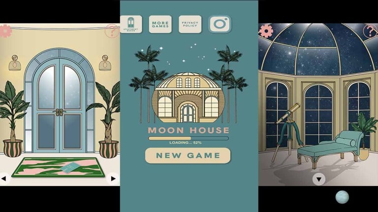 Procédure pas à pas pour l'évasion de la pièce Moon House – Tous les puzzles