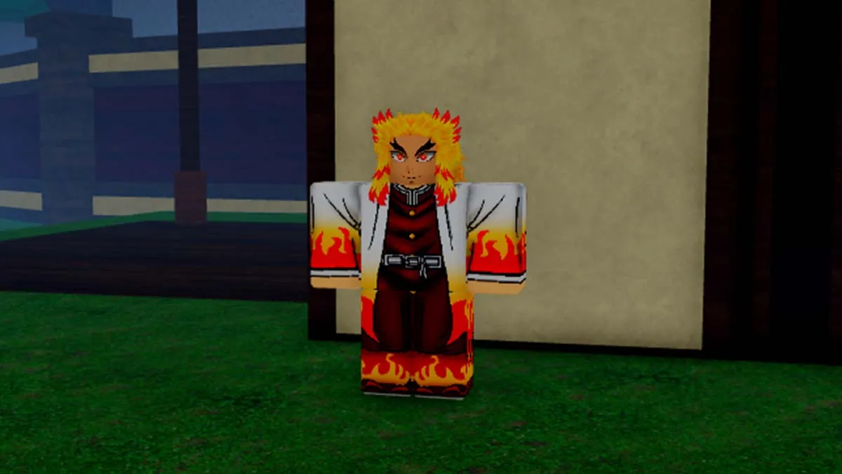 Entraîneur de flammes dans Slayer Online Roblox.