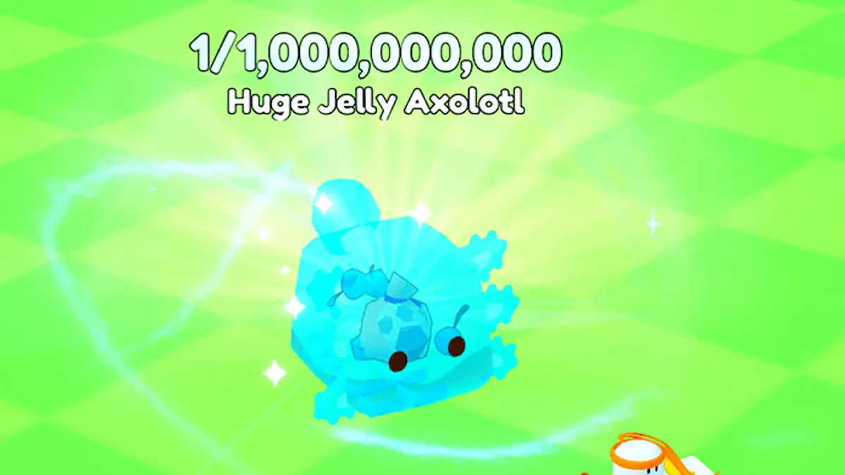 L'énorme gelée Axolotl dans PETS GO