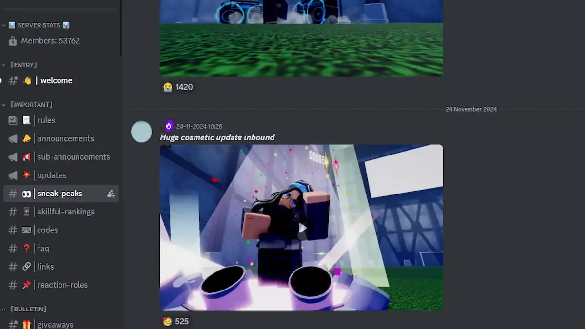 La chaîne Discord habile