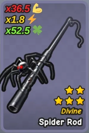 Spider Rod dans l’expérience Go Fishing Roblox