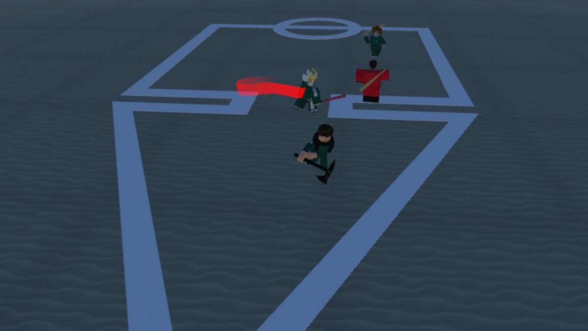 Match à mort dans Roblox Squid Game.