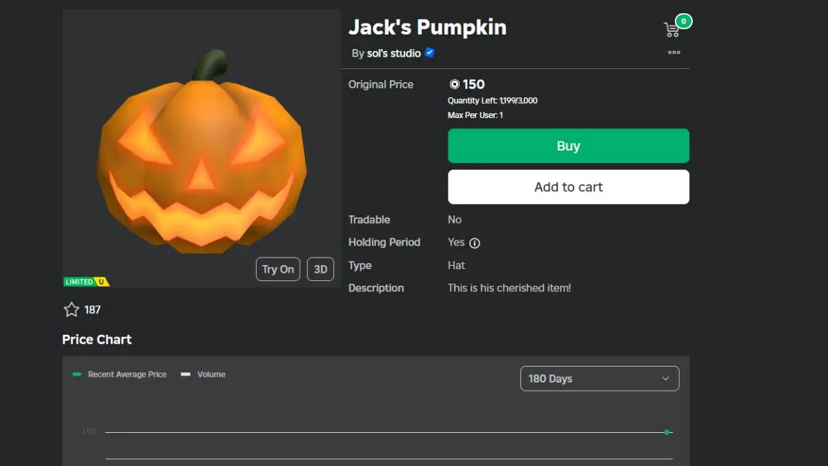 Page RNG Roblox de Jack's Pumpkin Sol