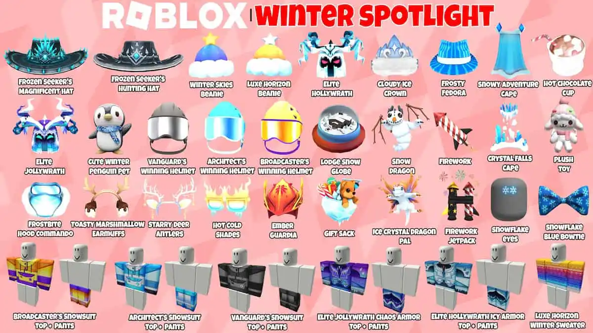 Liste de toutes les récompenses de Winter Spotlight