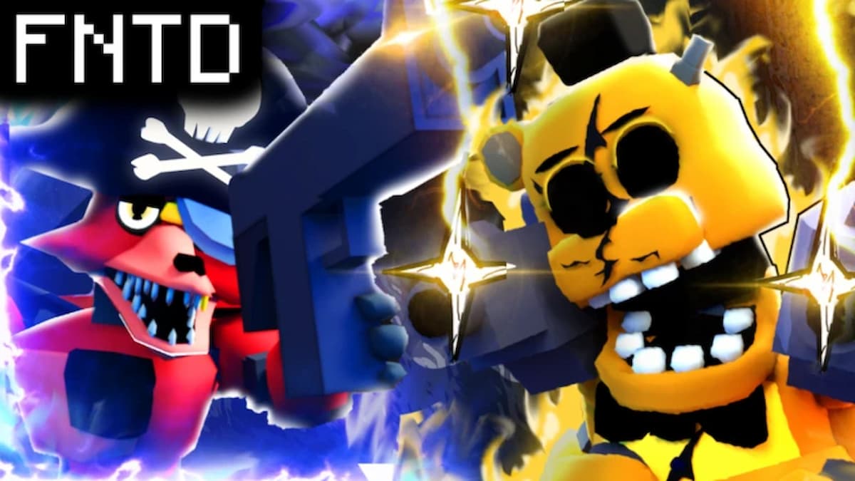 Deux personnages de FNAF dans Roblox