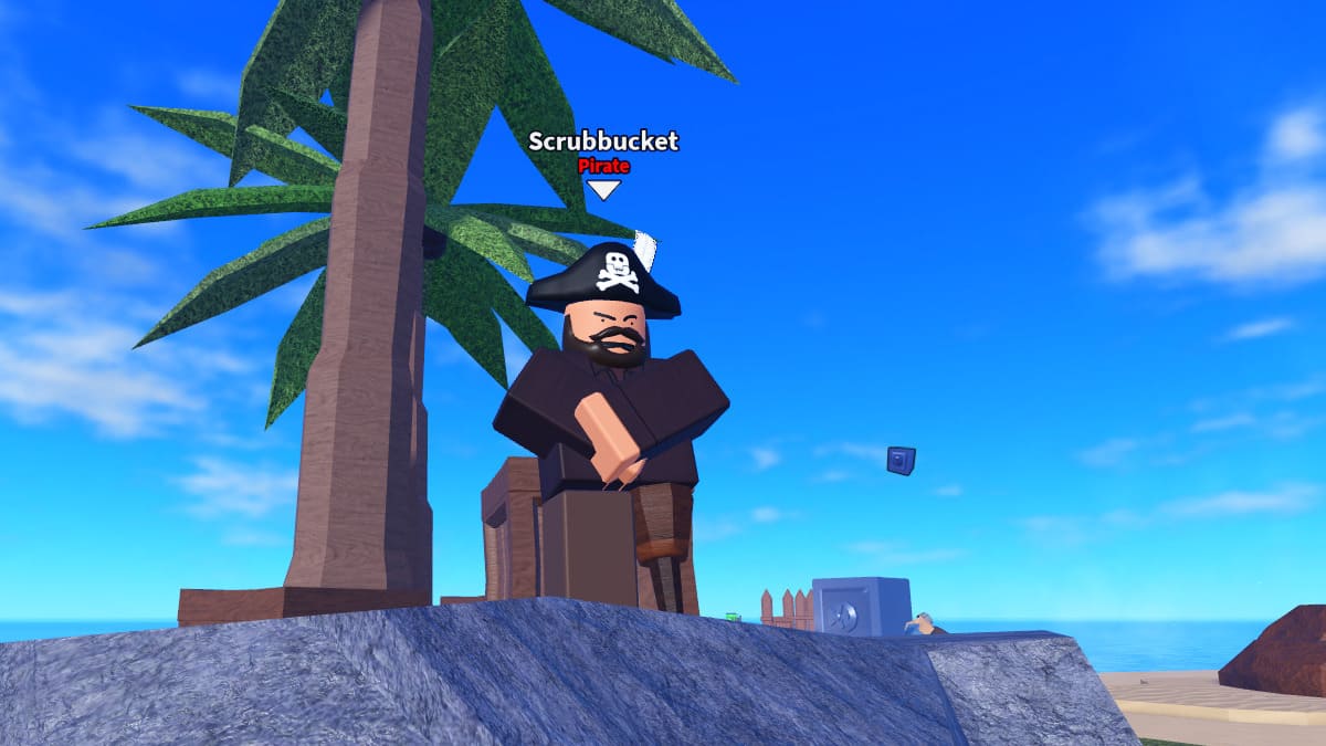 Scrubbucket, PNJ pirate dans Dig It Roblox