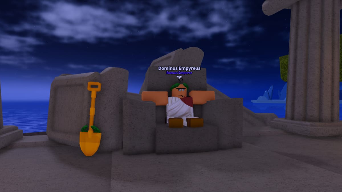 Dominus Empyreus, PNJ empereur romain dans Dig It Roblox