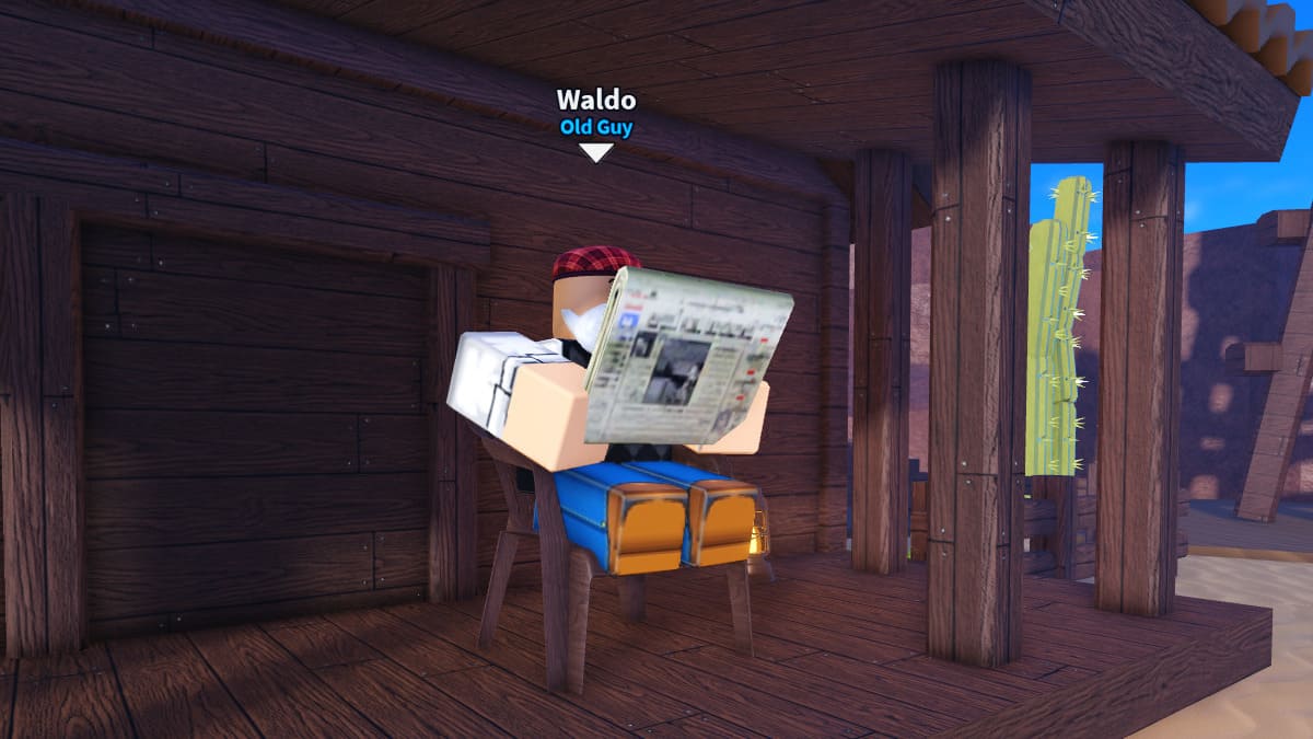 Waldo, PNJ vieux type dans Dig It Roblox