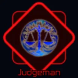 Judgeman Symbole technique maudit dans Jujutsu Infinite