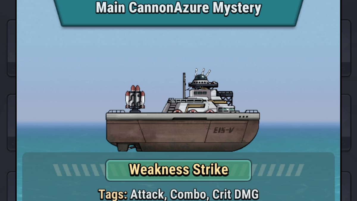 Navire de combat Weakness Strike dans High Seas Hero