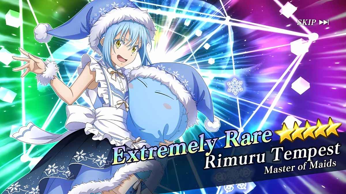 Rimuru Tempest Maître de la servante dans Slime ISEKAI Memories