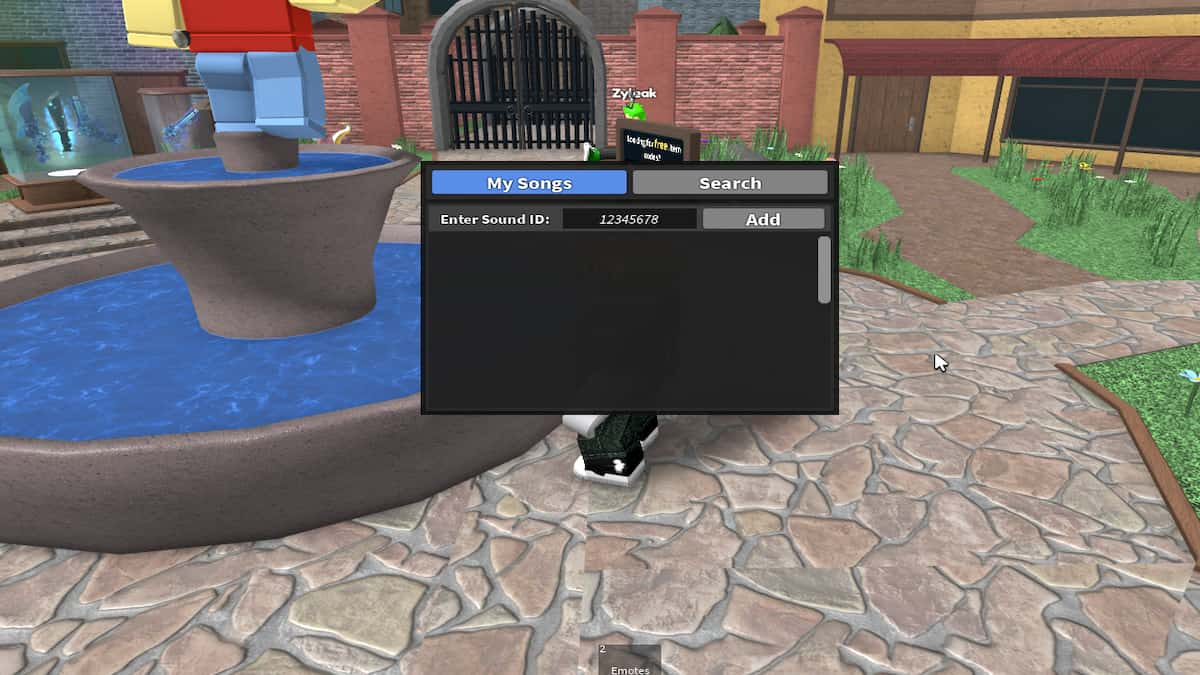 Le menu Radio Pass dans Roblox MM5