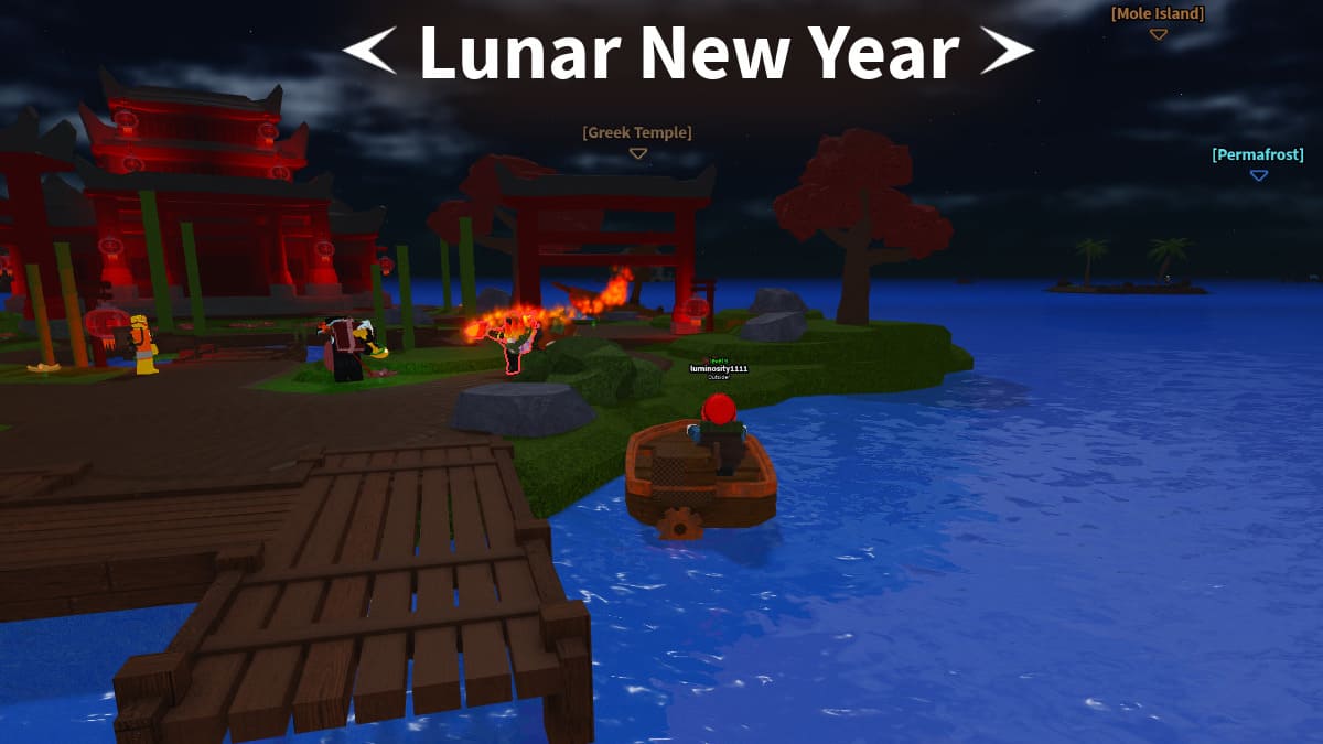 Événement du Nouvel An lunaire dans Dig It Roblox