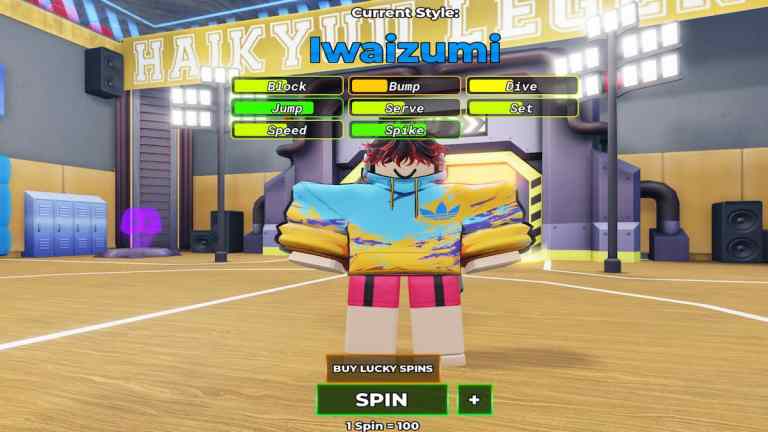 Liste des niveaux de style Haikyuu Legends – Roblox