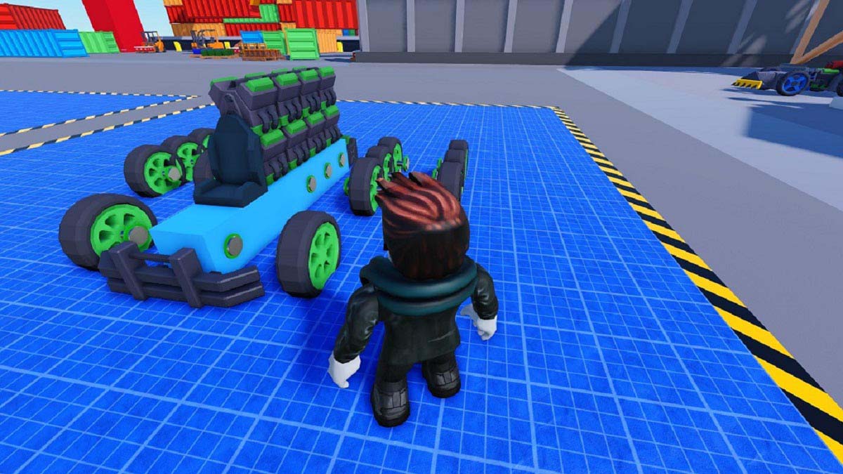 Bullet Build (voiture agricole) dans Build a Car pour tuer les zombies / Roblox