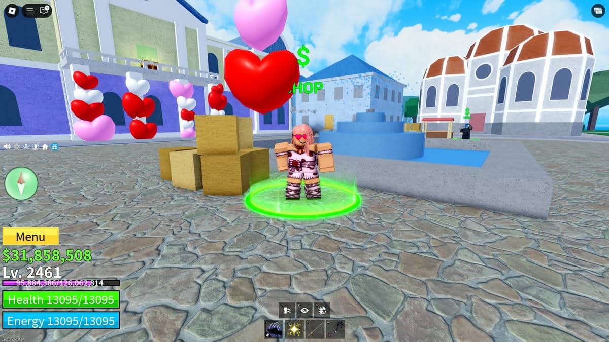 NPC de la Saint-Valentin dans Blox Fruits