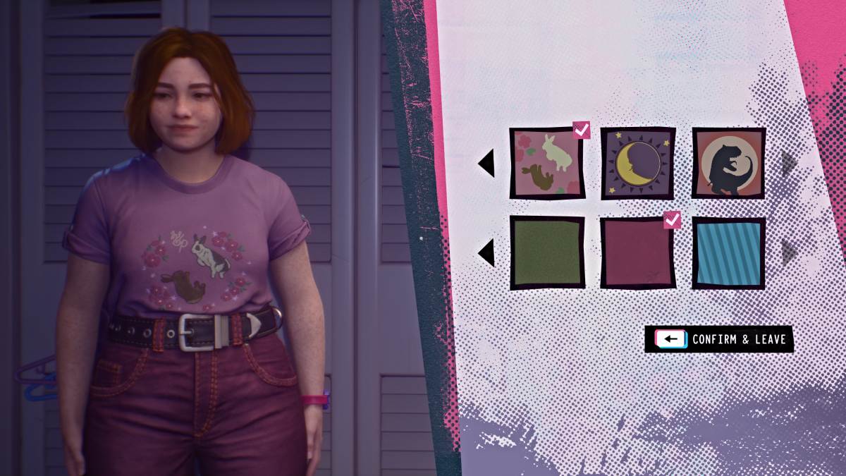 Personnalisation de la tenue de Swann dans Lost Records: Bloom and Rage