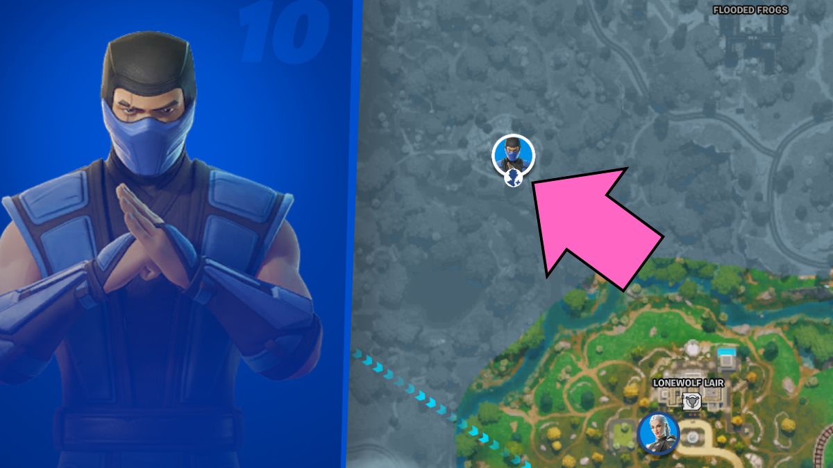 Shadow Blade Hope NPC Emplacement à Fortnite Chapitre 6 Saison 2