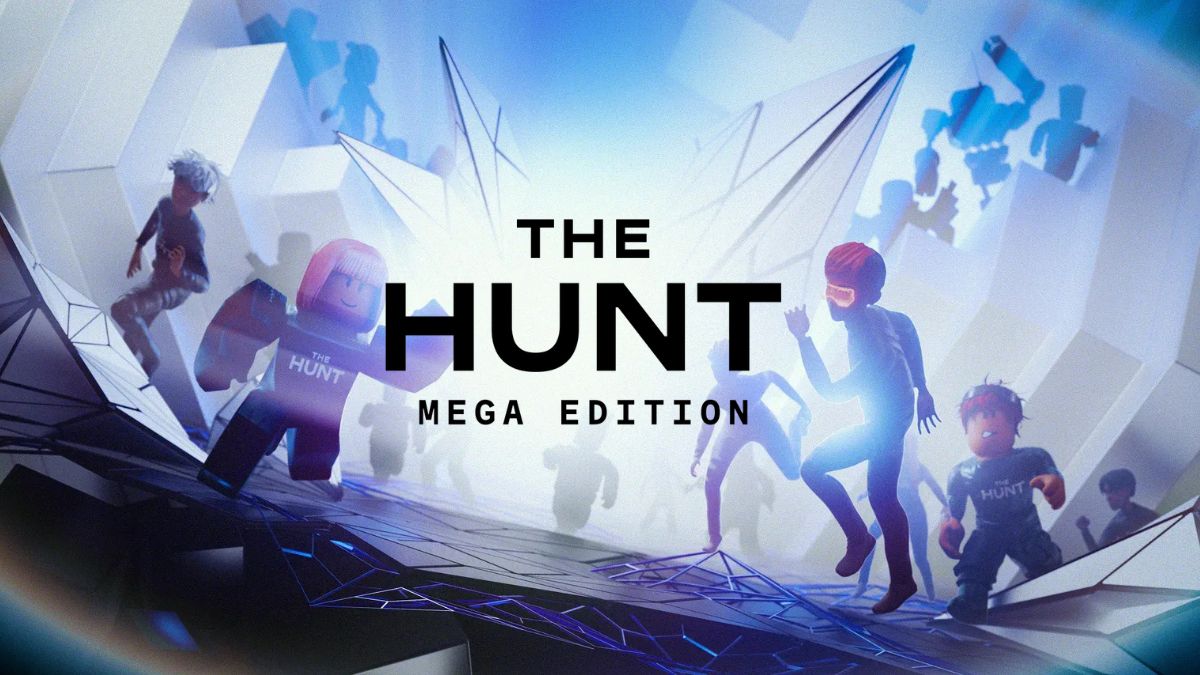 Les joueurs participant à l'événement Roblox Hunt Mega Edition