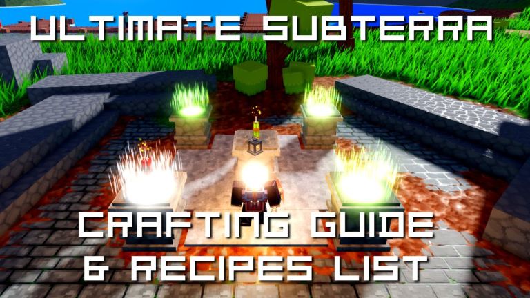 Guide complet de l'artisanat subterra [All Crafting Recipes]