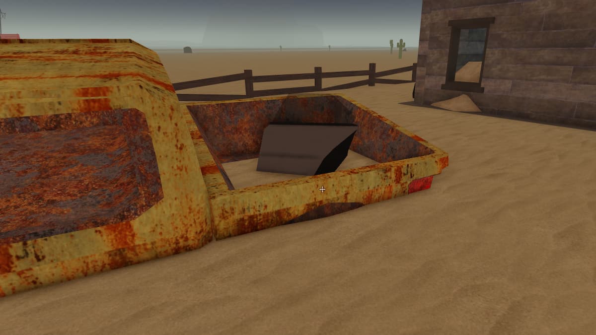 Une partie de voiture de croc de boîte dans Roblox