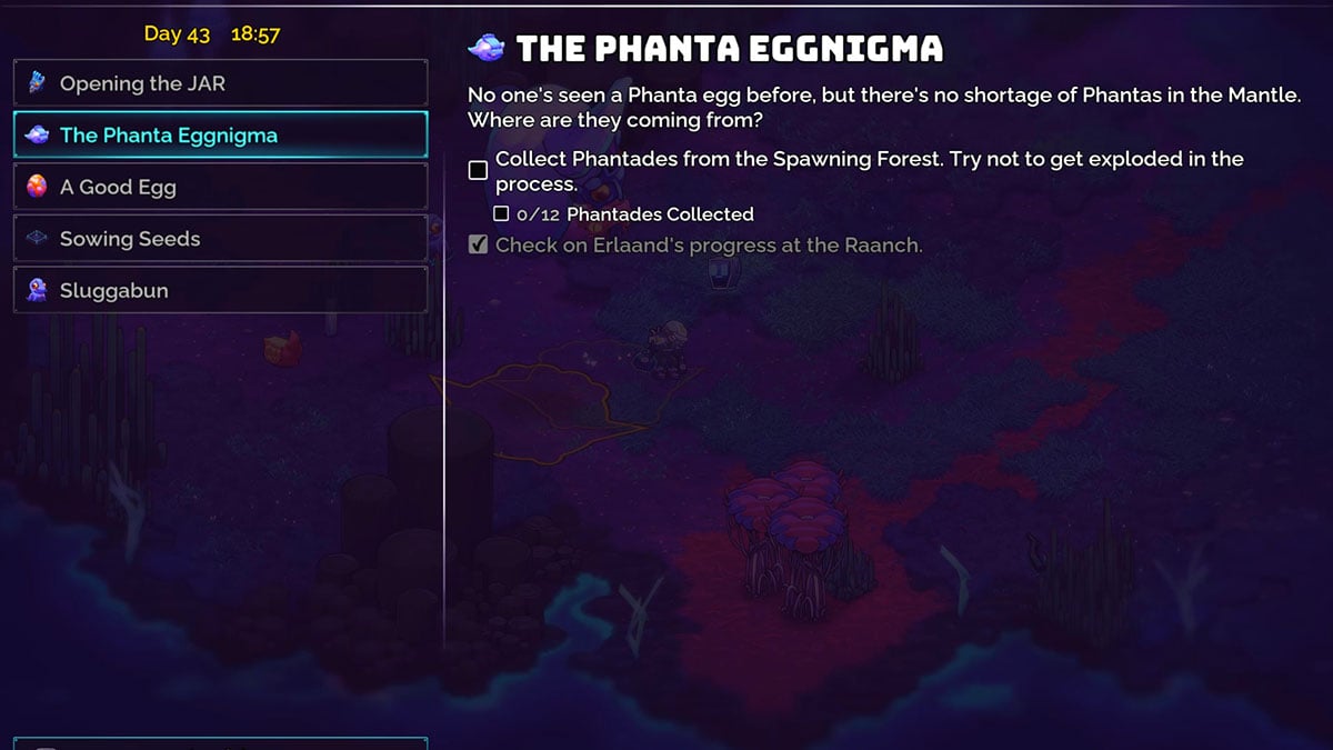 Fulx Finding Phantades pour la quête de Phanta Eggnigma dans Crashlands 2