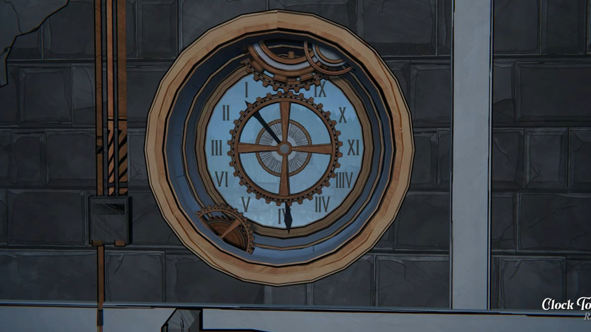 Observation du temps dans la tour de l'horloge de Blue Prince