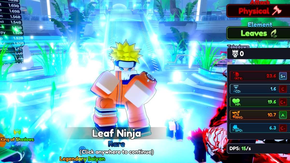 Ninja à feuilles dans les Rangers d'anime x