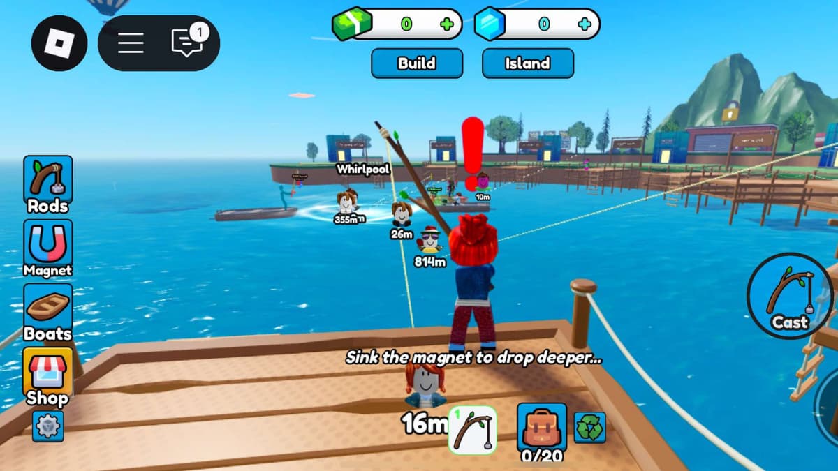 Pêche aimant Roblox