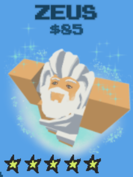 Unité Zeus de l'expérience Roblox de la défense de la tour de stud.