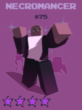 Unité de nécromancien de l'expérience de Roblox de la défense de la tour de stud.