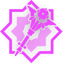 Badge de classe Warlock de Crystal of Atlan.