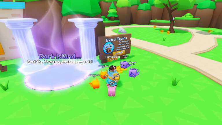 Tous les 7 emplacements de cristaux légers dans le simulateur de gomme à bulles infinies