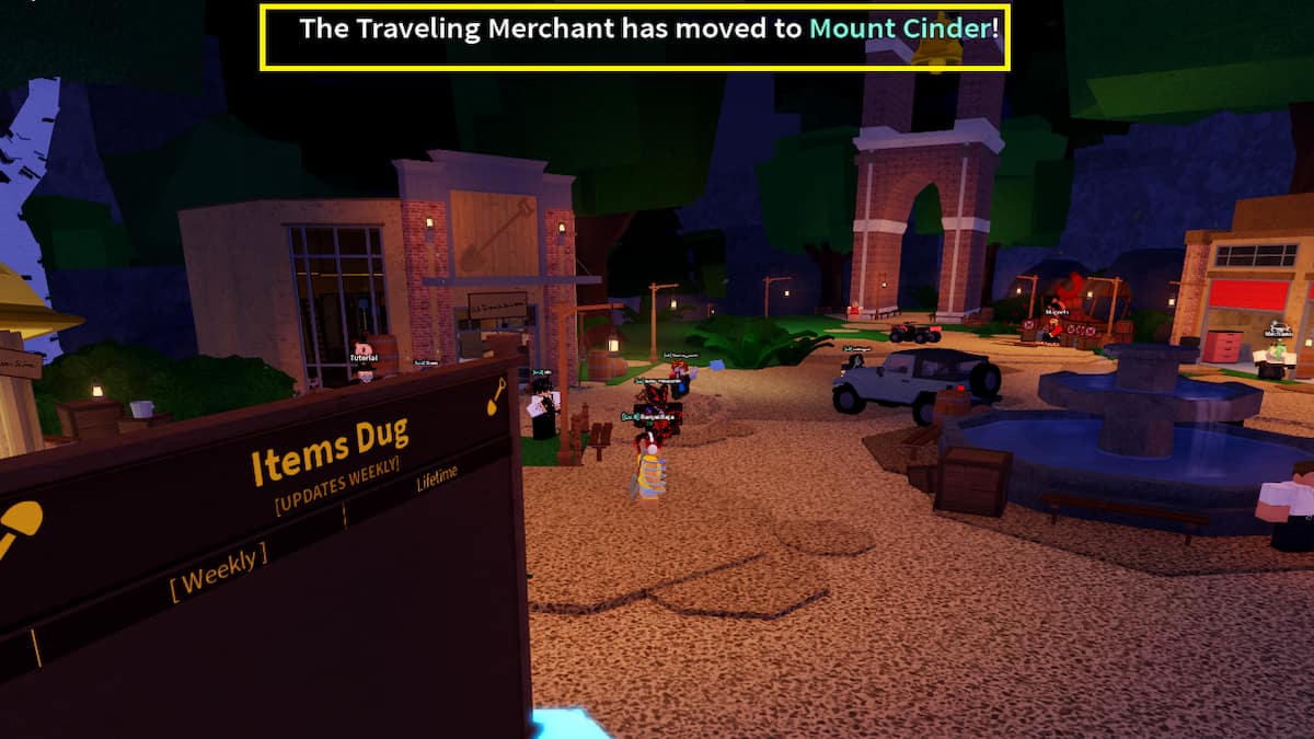 La notification du serveur pour le marchand itinérant