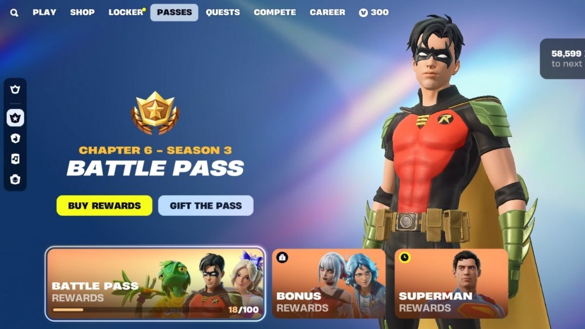 Fortnite Chapitre 6 Saison 3 Battlepass