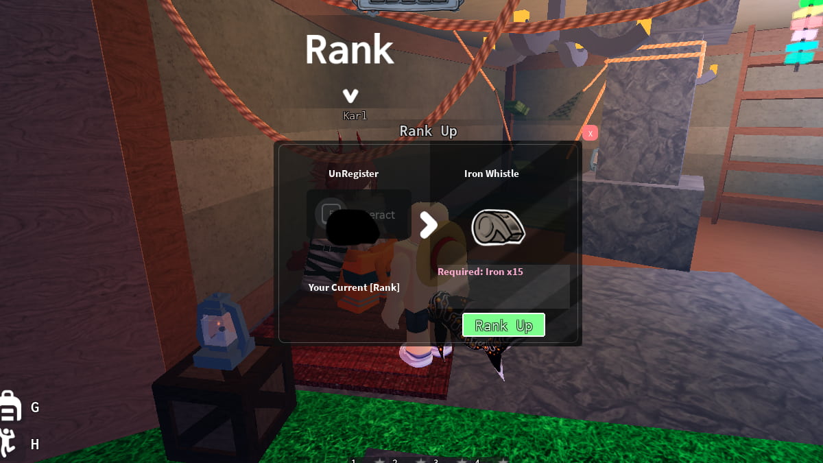 Sifflets de rang dans Abyss Miner