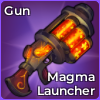 Magma Launcher Gun in Vox Seas