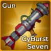 Cyburst Seven Gun in Vox Seas