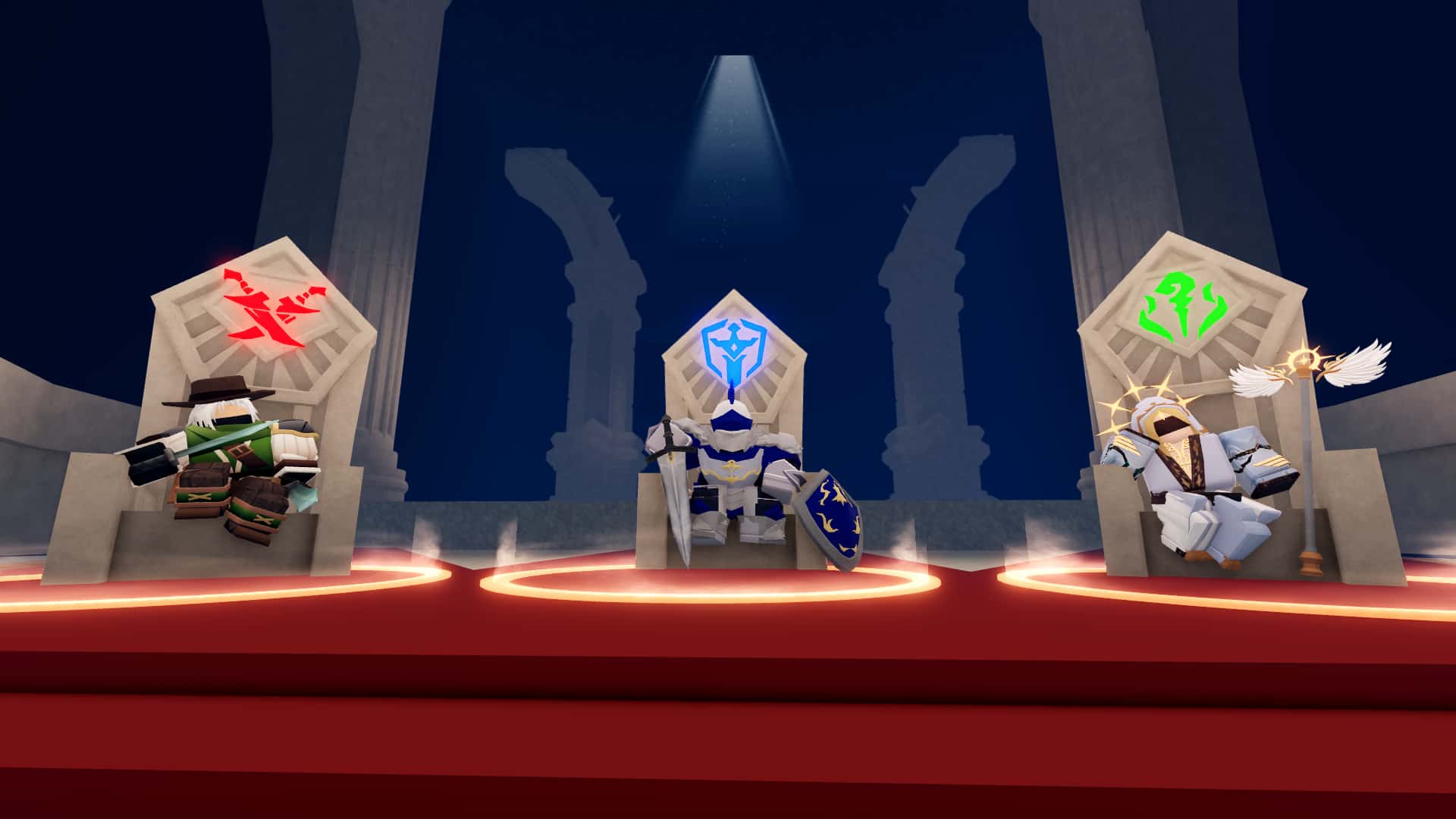 Sélection de classe dans l'expérience Roblox Lotify Roblox du donjon