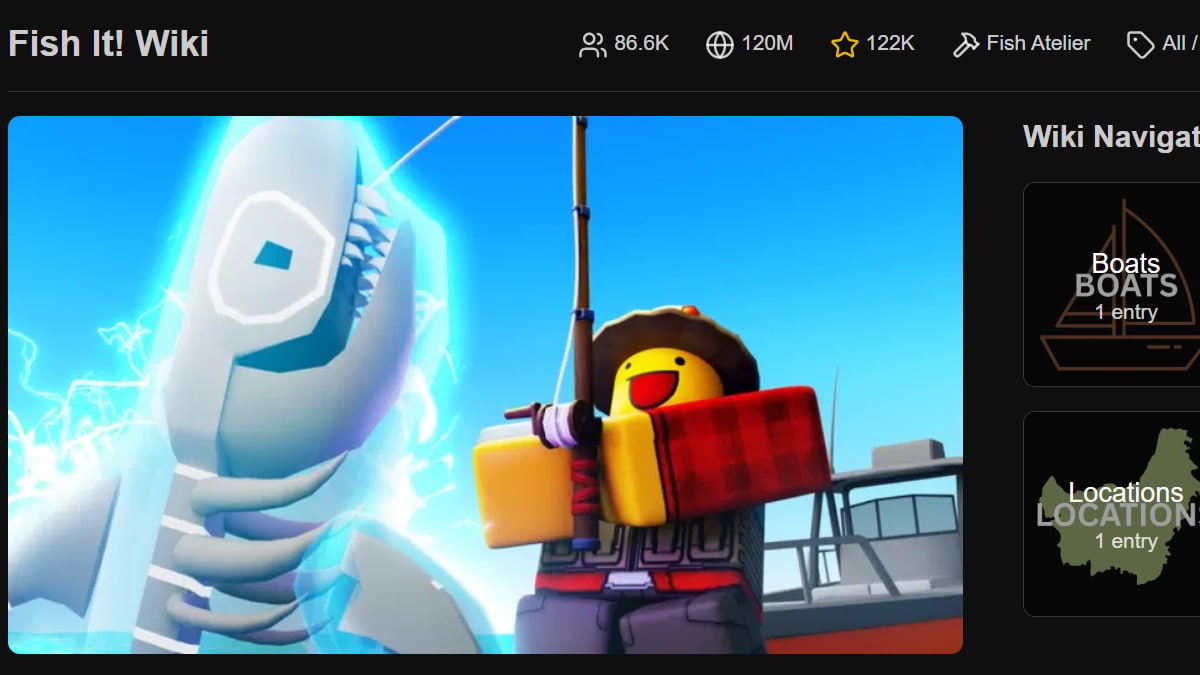 Roblox Fish It Wiki