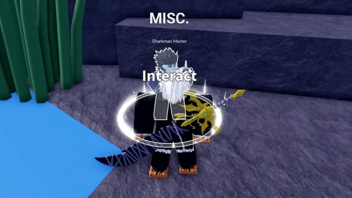 Sharkman Master Emplacement dans Blox Fruits