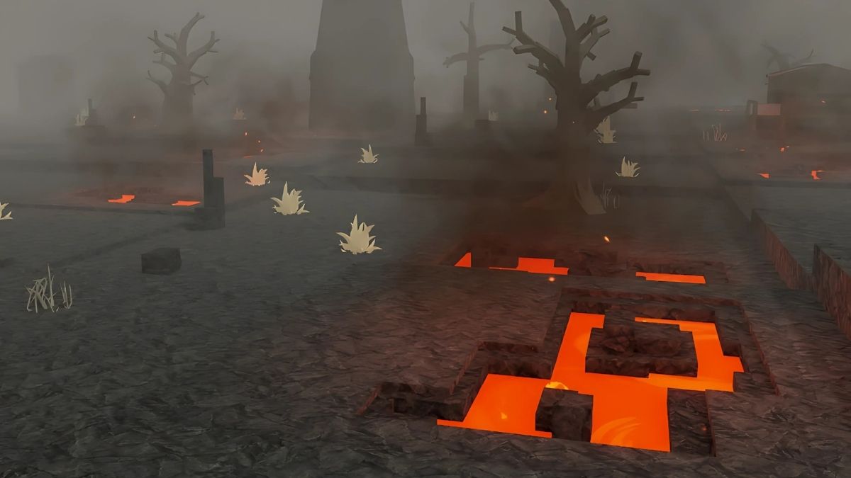 Biome du volcan en 99 nuits dans la forêt