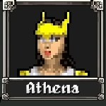 Icône de personnage Megabonk Athena