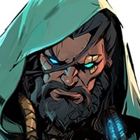 Warborne au-dessus du personnage des cendres Sirokos