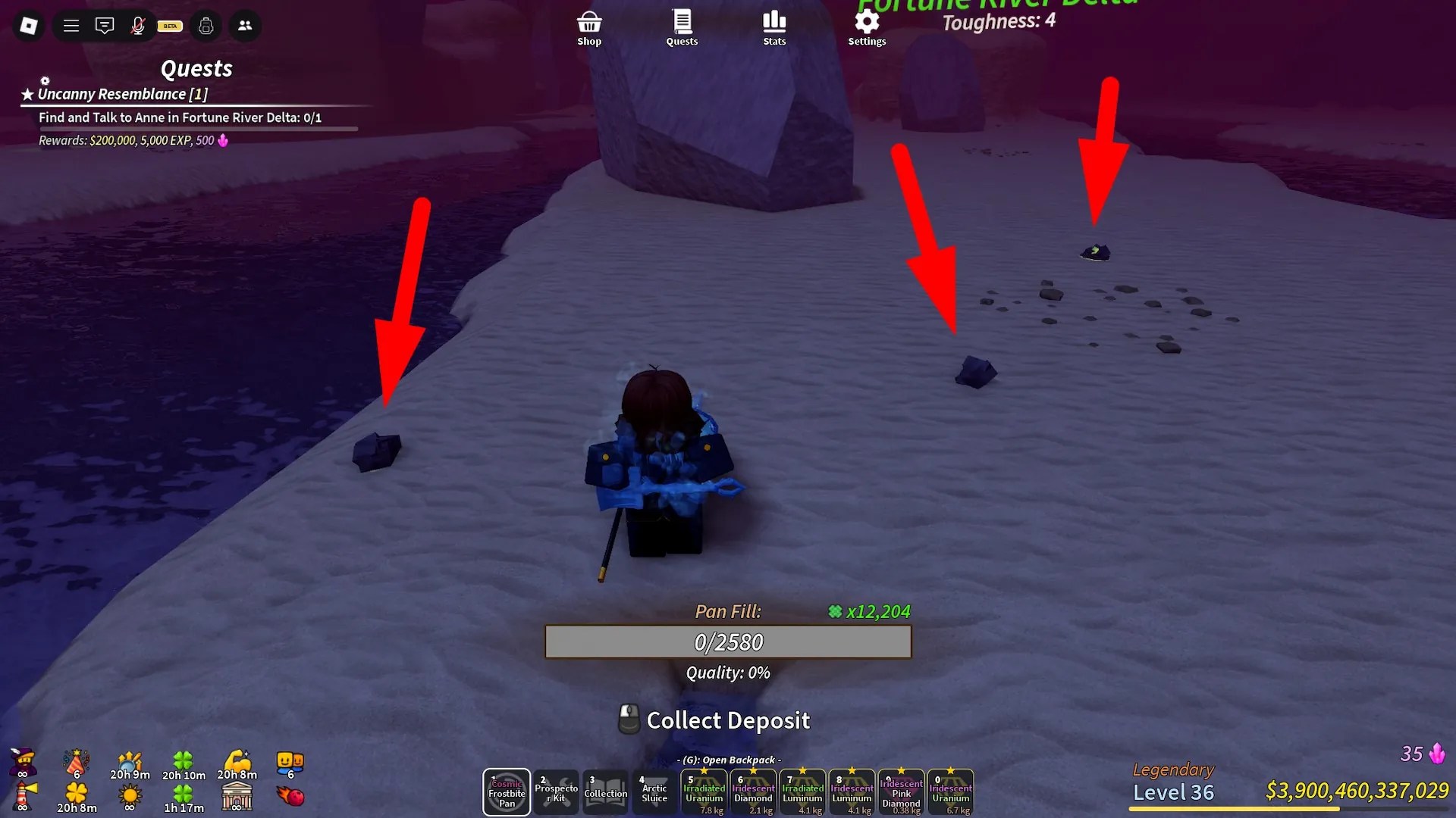 Où obtenir des géodes dans l'expérience de prospection Roblox