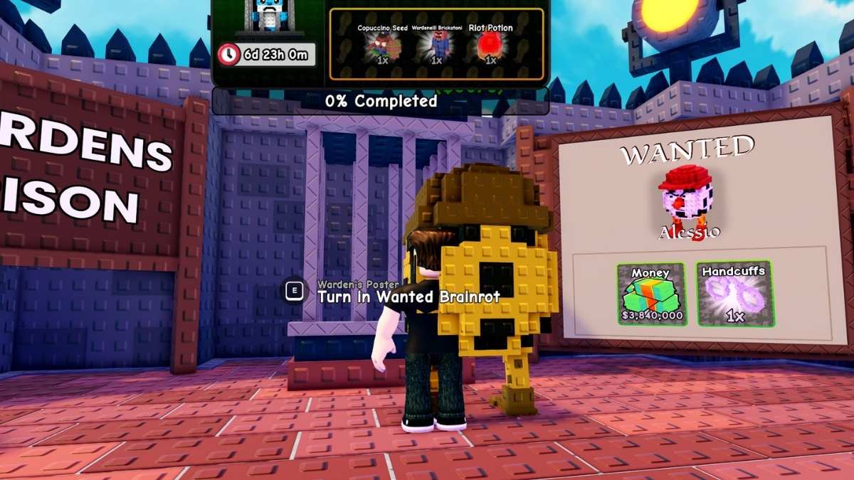 Catching Brainrot in Prison Event