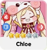 Personnage Chloé de Trickcal Chibi Go