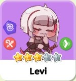 Personnage Levi de Trickcal Chibi Go