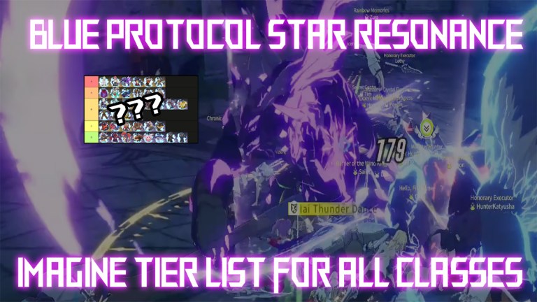 Blue Protocol Star Resonance Imagine Tier List – Pour toutes les classes