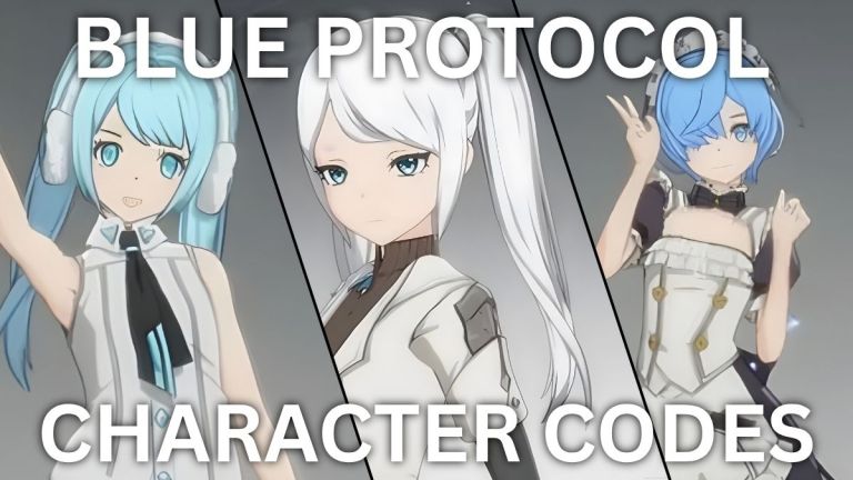 Codes de création de personnage du protocole bleu [Ultimate Collection]